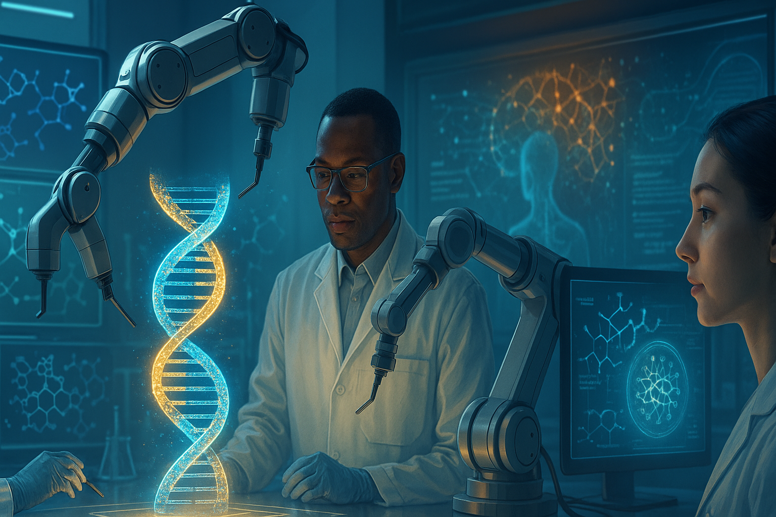 Laboratorio de ADN e investigación biotecnológica